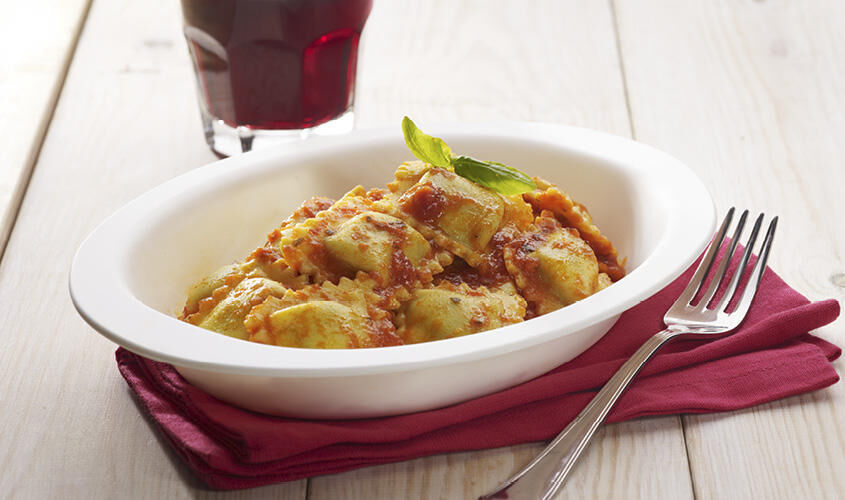Ristopiatti: i primi piatti gourmet - "I RistopiattiRavioli Pomodoro e Basilico