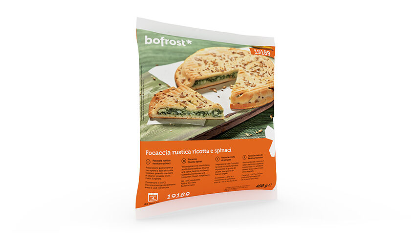 Stuzzichini per aperitivo e finger food - Focaccia Rustica Ricotta e Spinaci