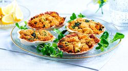 Specialit&agrave; di pesce - Ventagli di Gamberi e Zucchine