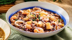 Specialit&agrave; di pesce - Zuppa Rustica di Mare e Cereali