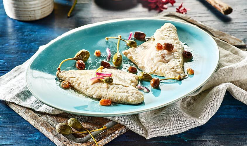 Specialità di pesce - Filetti di orata all'isolana