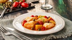 Specialità di pesce - Cuori di Filetto di Merluzzo alla Siciliana