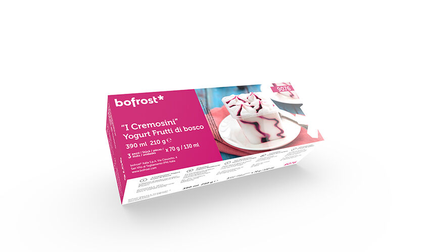 Promozione Mini Formati Gelato - "I Cremosini" Yogurt Frutti di Bosco