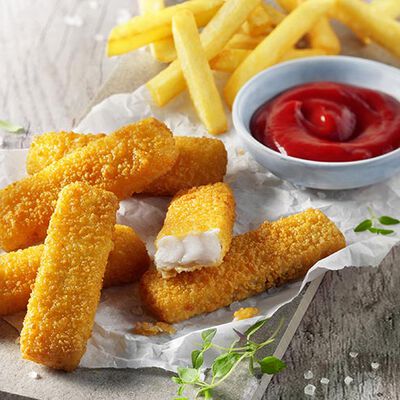 Pesce Panato - Bastoncini di Filetto di Pesce impanati