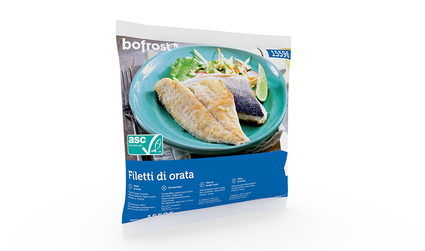 Pesce e crostacei al naturale - Filetti di Orata
