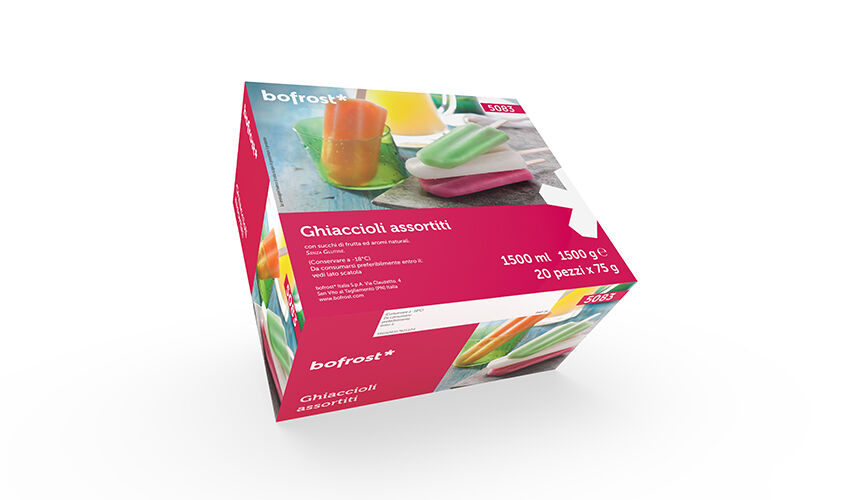 Gelati senza glutine - Ghiaccioli Assortiti