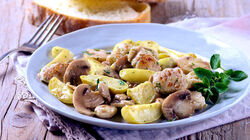 Spadellate - Tagliata di Pollo con Champignons e Patate