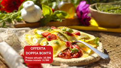 Primi e Sughi - Offerta Doppia Bont&agrave; - Gran Mezzaluna Pesto e Burrata
