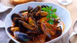 Specialit&agrave; di pesce - Cozze atlantiche alla marinara