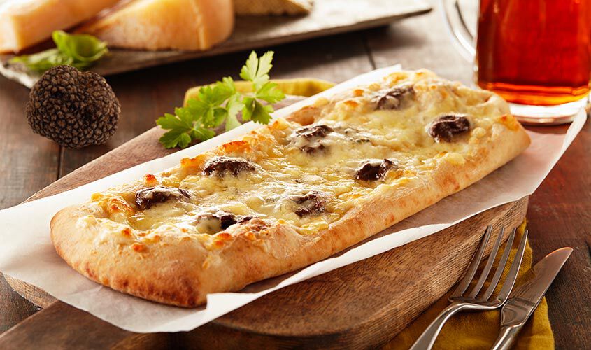 Pizze - Pizza alla Pala Formaggi e Tartufo