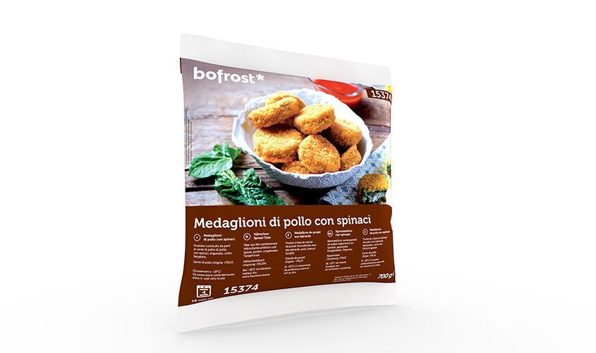 Specialit&agrave; di carne - Medaglioni di Pollo con Spinaci