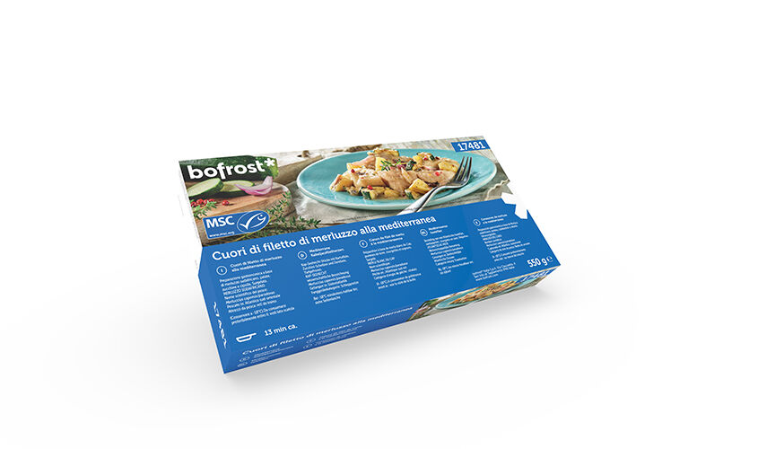 Specialit&agrave; di pesce - Cuori di Filetto di Merluzzo alla Mediterranea