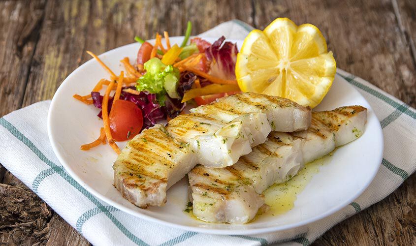 Pesce e crostacei al naturale - Trance di Verdesca