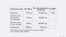 Dormire Bene - Melatonina Bustine