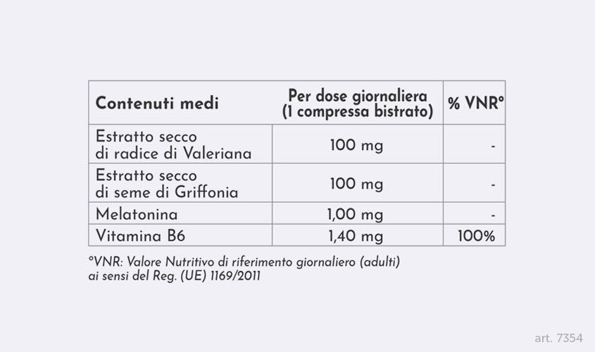 Dormire Bene - Melatonina bi-layer