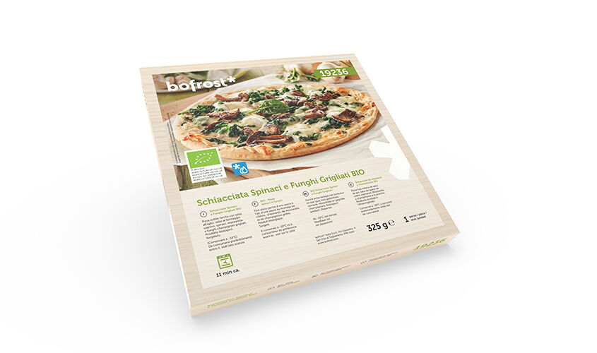 Schiacciate - Schiacciata Spinaci e Funghi Grigliati BIO