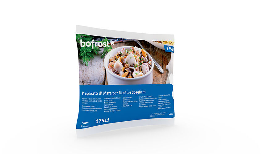 Specialit&agrave; di pesce - Preparato di Mare per Risotti e Spaghetti