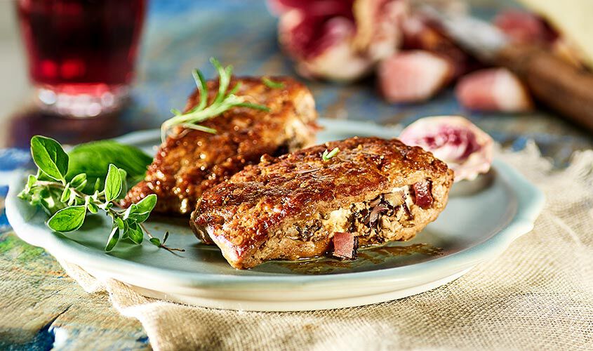 Specialit&agrave; di carne - Rustici di Carne con Radicchio e Speck