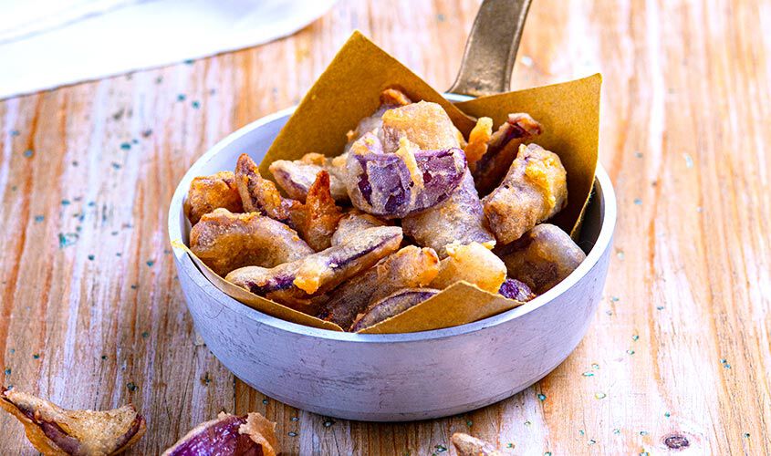 Verdure grigliate e specialità - Cipolla Rossa Pastellata