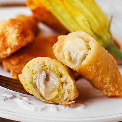 Verdure grigliate e specialit&agrave; - Fiori di zucca alla Romana