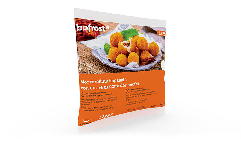 Stuzzichini per aperitivo e finger food - Mozzarelline Impanate con Cuore di Pomodori Secchi