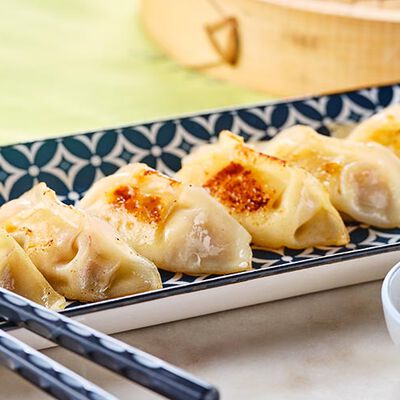 Cibi dal mondo - Gyoza con Gamberi Argentini e Pollo