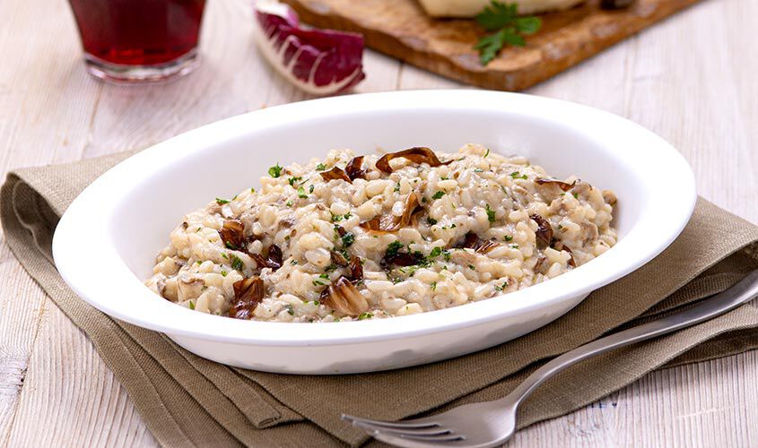 Ristopiatti: i primi piatti gourmet - "I Ristopiatti" Risotto Radicchio Rosso e "Taleggio DOP"