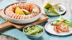 Specialit&agrave; di pesce - Corona di Mazzancolle