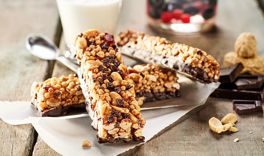 Biscotti e cioccolatini - Barrette Proteiche Arachidi e Cioccolato Fondente