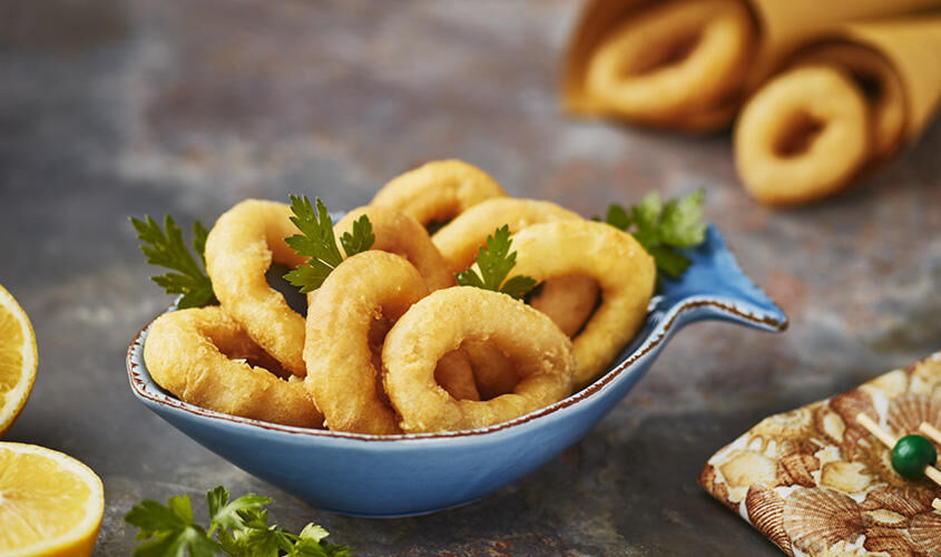 Pesce Panato - Anelli alla Romana