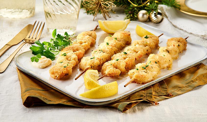 Specialità di pesce - Spiedini di Gambero Argentino