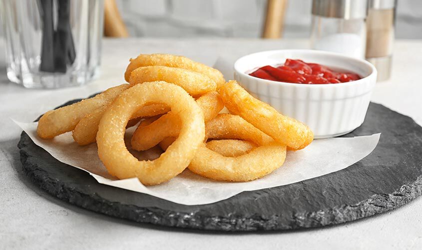 Verdure grigliate e specialità - Anelli di cipolla