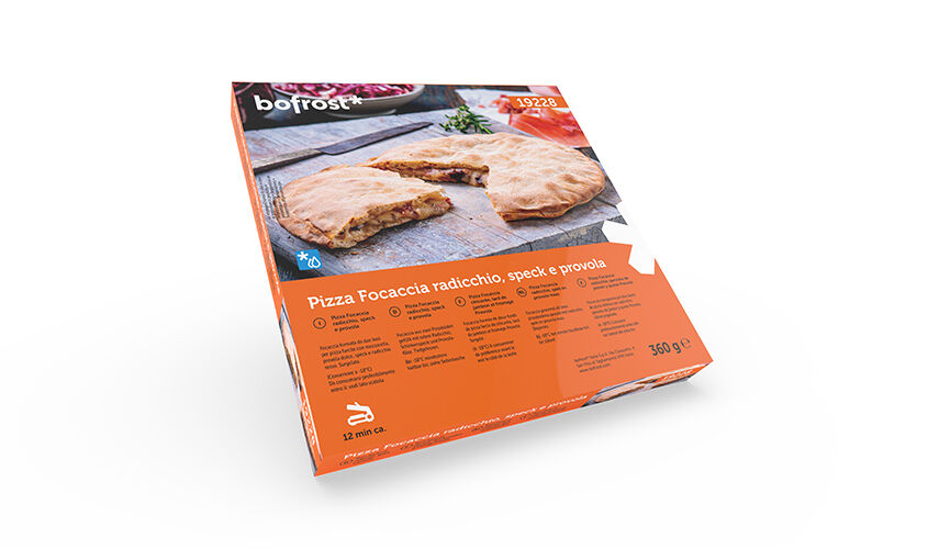 Pane e prodotti da forno - Pizza Focaccia Radicchio, Speck e Provola