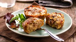 Verdure grigliate e specialit&agrave; - Cestini di Champignon con Porcini