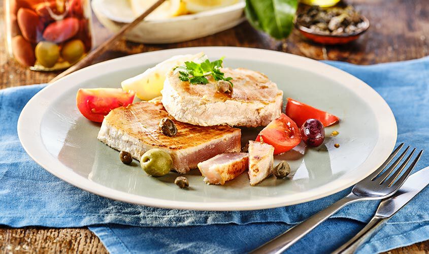 Specialità di pesce - Tagliata di Tonno Alalunga