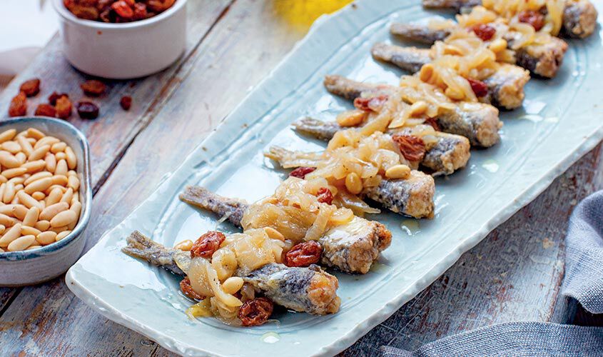 Specialit&agrave; di pesce - Sarde in Saor