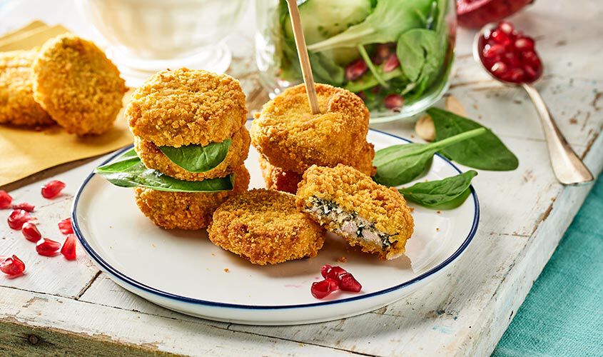 Specialit&agrave; di carne - Medaglioni di Pollo con Spinaci