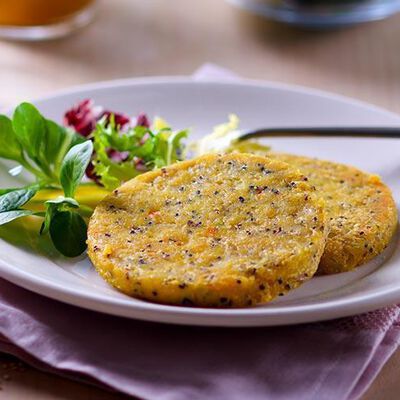 MyLife - Burger di Fave, Quinoa e Curcuma