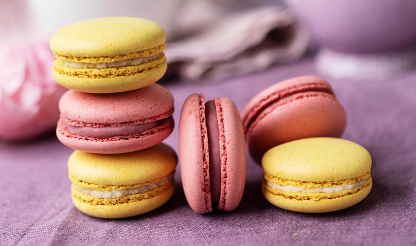 Torte e Dessert - Sc. 20% Macarons Limone e Lampone bClub