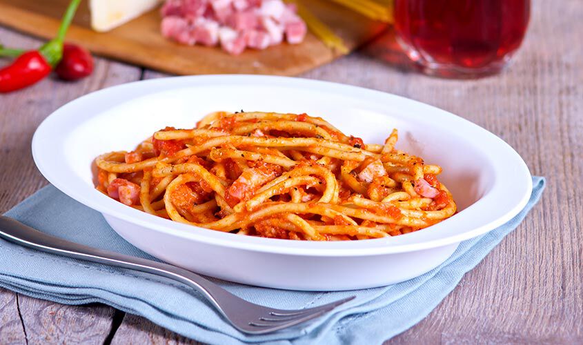 Ristopiatti: i primi piatti gourmet - "I RistopiattiSpaghetti all'Amatriciana