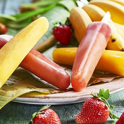 Stecchi e bastoncini - Follie di Frutta Banana e Fragola