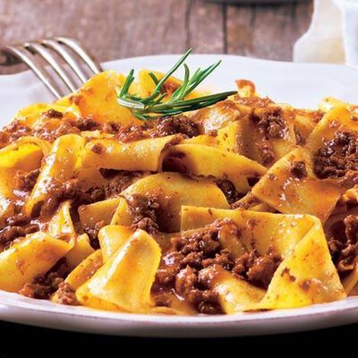 Piatti veloci pronti in un attimo - Pappardelle al Ragù di Cervo