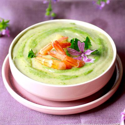 Vellutata Fagioli, Malva e Gamberi Bofrost