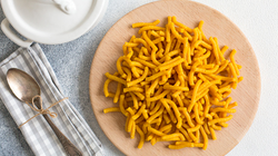 Passatelli in rosso con scampi Bofrost