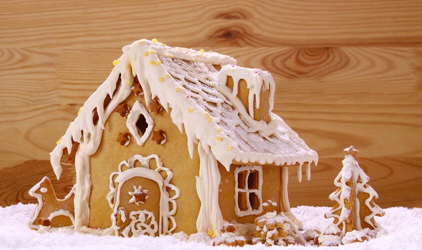 Casetta di Natale di Pasta Frolla Bofrost